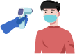 A generic square placeholder image with rounded corners in a figure.